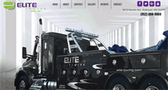 Desktop Screenshot of elite-towing.com